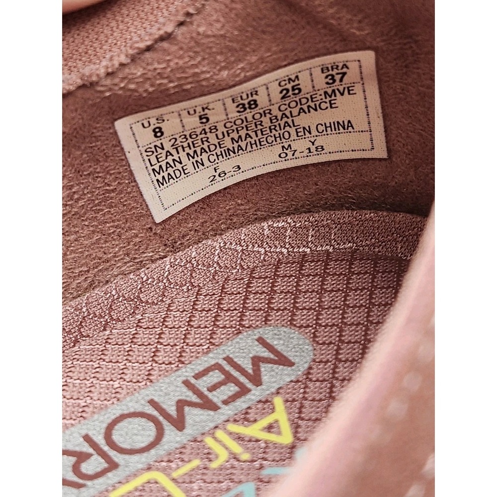 Women's Pink Sketchers Sneakers Air-cooled Memory Foam Size 8 NEW WO BOX - Picture 3 of 10